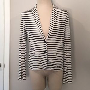JCrew striped Blazer